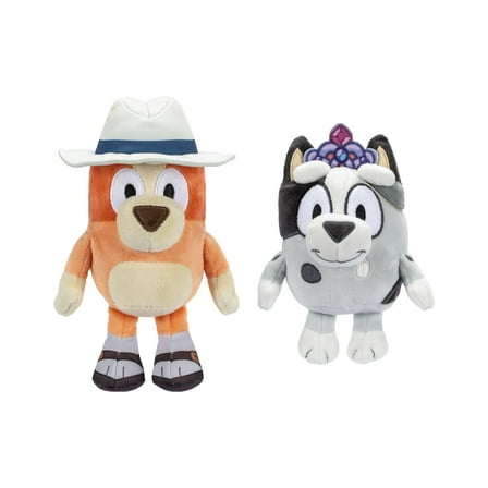 Bluey Friends - Travel Bingo with Princess Muffin Stuffed Plush Bundle