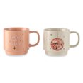 thumbnail image 4 of Thyme & Table 2 Pack Stacking You're So Golden Pink and Disco Ball White Mugs 14.2 fl oz, Stoneware, 4 of 7