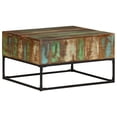thumbnail image 5 of vidaXL Coffee Table 26.8"x26.8"x16.1" Solid Reclaimed Wood, 5 of 7