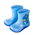 thumbnail image 5 of Aloohaidyvio Kids Rubber Rain Boots Toddler Shoes Cute Cartoon Dinosaur Waterproof Boots for Boys Girls, 5 of 5