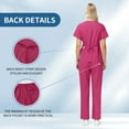 thumbnail image 4 of VIAOLI Women's Scrubs Set - Stretchy Medical Uniform with Pockets, for Nurses & Doctors, S-XXL, Multi-Color, 4 of 7