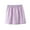 Purple, variant on Plebaso Womens Plaid Boxer Shorts Summer Lounge Pajama Shorts Loose Lightweight Casual Shorts Streetwear