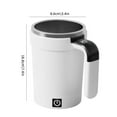 thumbnail image 3 of Automatic Stirring Cup With Detachable Magnetic Base And Temperature Display For Coffee And Protein Shakes, 3 of 8