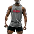 thumbnail image 3 of Chaleco para hombre, sin mangas, transpirable, ligero, para entrenamiento, deportes al aire libre, transpirable, de moda, con estampado simple, para fitness, de secado rápido, 3 of 5