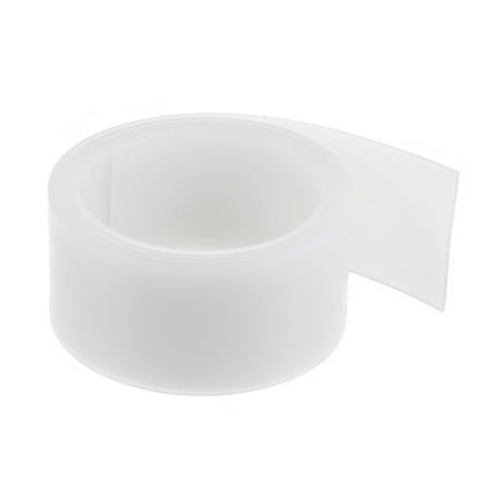 

Uxcell Flexible Solid Silicone Strip 1.57 x0.08 x3.28ft Rectangular No Adhesive Roll for Door White