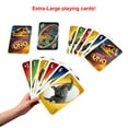 Giant UNO Jurassic World Domination Card Game for Kids, Oversized Cards