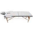 thumbnail image 1 of Cama De Masaje Portatil 2 Secciones Madera Y Vinil Blanca 185x60 cm 1703-BL Kingsman Multimport 1703-BL, 1 of 7