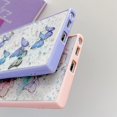 thumbnail image 6 of case for Samsung Galaxy S22 Ultra Case for Women Cute Dainty Glitter Butterfly S22 Ultra Case for Girls Clear Soft TPU Camera Lens Protection Shockproof Protective Transparent Bumper 6.8 Inch (Purple), 6 of 6
