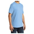 thumbnail image 4 of Yellow Rooster Men's Core Blend Cotton/Polyester Tee Shirt Light Blue 6XL, 4 of 6