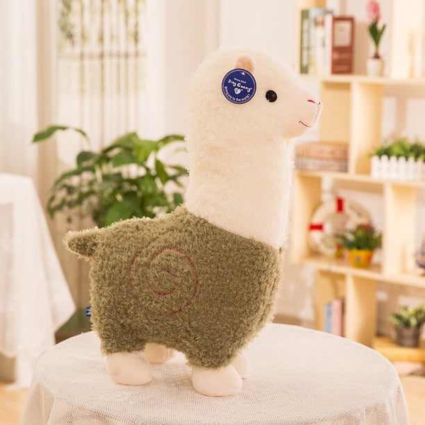 28-80cm Alpaca Plush Doll children's gift lovely simulation Alpaca girl's birthday gift creative sleeping doll Christmas giftbrown128cm Deng Xun unisex
