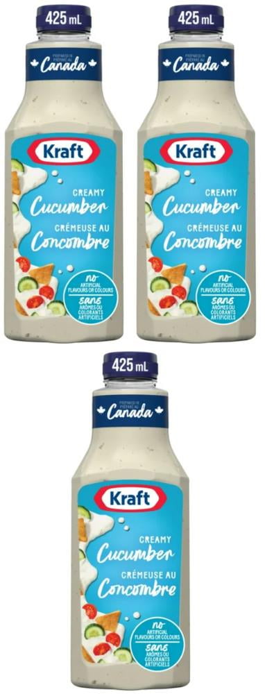 Kraft Golden Italian Salad Dressing, 425ml (3 Pack) - Walmart.com