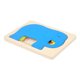 thumbnail image 3 of 1 unid divertido 3D Elefante Juega Juguete Early Learning Puzzles Safe Puzzle de madera Juguete, 3 of 4
