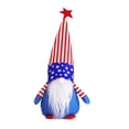 thumbnail image 1 of Gnomo patriótico del Día de la Independencia, regalos de felpa, decoraciones para el hogar, muñecos sin rostro, muñecos de gnomos, 1 of 1