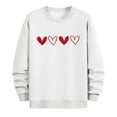 thumbnail image 5 of Timegard Mens Sweatshirts Valentines Day Print Long Sleeve Pullover Casual Basic Comfy Lightweight Tops, 5 of 6