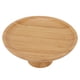 thumbnail image 3 of Simple Tall Fruit Plate Household Solid Wood Round High Fruit Cake Tray Tall Fruit Bowl Wood Color, 3 of 5