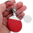 thumbnail image 3 of HIAKDOFT Delicate Table Tennis Ball Pendant 6Pcs Red Metal Key Decoration for Sports Enthusiasts, 3 of 5