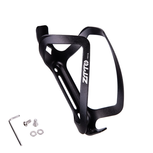 ZTTO Porte-Bouteille de Vélo en Alliage d'Aluminium Léger - Ajustement Universel pour Guidon, Cadre Ou Autres Pièces de Vélo, Options Noires Ou Rouges, Design Compact pour une Installation Facile