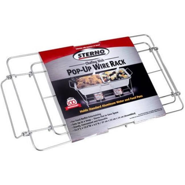 Sterno 70144 PopUp Wire Chafing Rack Walmart Canada