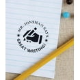 thumbnail image 2 of Printtoo Personalized Teachers&nbsp;Stamp Great Writing! Teachers Name Self-Inking Rubber Stamp Teacher's Remark For School Classroom & Homework Supplies,Blue - 30 x 30 mm, 2 of 6