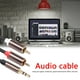 thumbnail image 3 of Cable de audio AUX de 3,5 mm a 2 RCA 1/8 a divisor 2RCA para amplificador de PC, 3 of 9