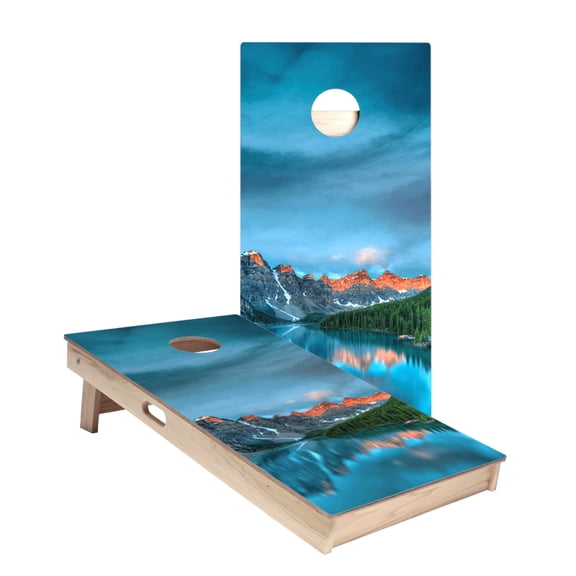 Mountain Range Star Cornhole Boards