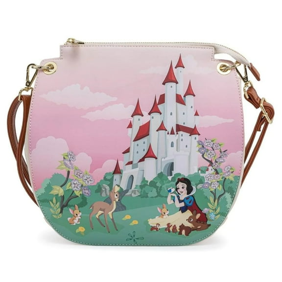 Loungefly Disney Snow White Castle Scene Crossbody Bag Purse Handbag