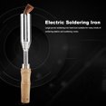 thumbnail image 3 of 220V Electric Soldering Iron with Chisel Tip and Wood Handle Solder Station Repair Tool (300W), 3 of 8