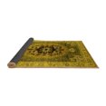 thumbnail image 2 of Ahgly Company Indoor Square Oriental Yellow Industrial Area Rugs, 6' Square, 2 of 4