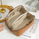 thumbnail image 3 of Travel cosmetic bag, large opening cosmetic bag, portable cosmetic bag that opens flat for easy access, toiletry bag, PU leather cosmetic bag, large w, 3 of 5