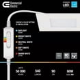 thumbnail image 3 of CIRCLE- Commercial Electric Ultra Slim Integrated Led 4 In Square Adj Recessed Light, 3 of 6