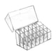 thumbnail image 5 of Estuche porta lápiz labial Organizador de maquillaje 18 ranuras Decoración de acero inoxidable para tocador Mostrador Vitrina Organizador de lápiz, 5 of 9
