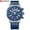 Silver Case Blue Face, variant on Curren New 8392 Men's Casual Sports Belt Watch Calendar Waterproof Six-Pin Quartz Watch