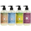 Liquid Hand Soap, Cruelty Free and Biodegradable Formula, 1 Pack Geranium, 1 Pack Rain Water, 1 Pack Honey Suckle, 1 Pack Mum, 12.5 OZ each