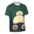 thumbnail image 2 of Snorlax T Shirt For Men Women, Graphic Print Casual Unisex Short Sleeve Summer Funny Top Tees Shirt, 2 of 8