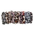 thumbnail image 6 of 30 Leopard Hair Scrunchies Gold Velvet Elastics Bands Ties Scrunchy Ties Rope, 6 of 6
