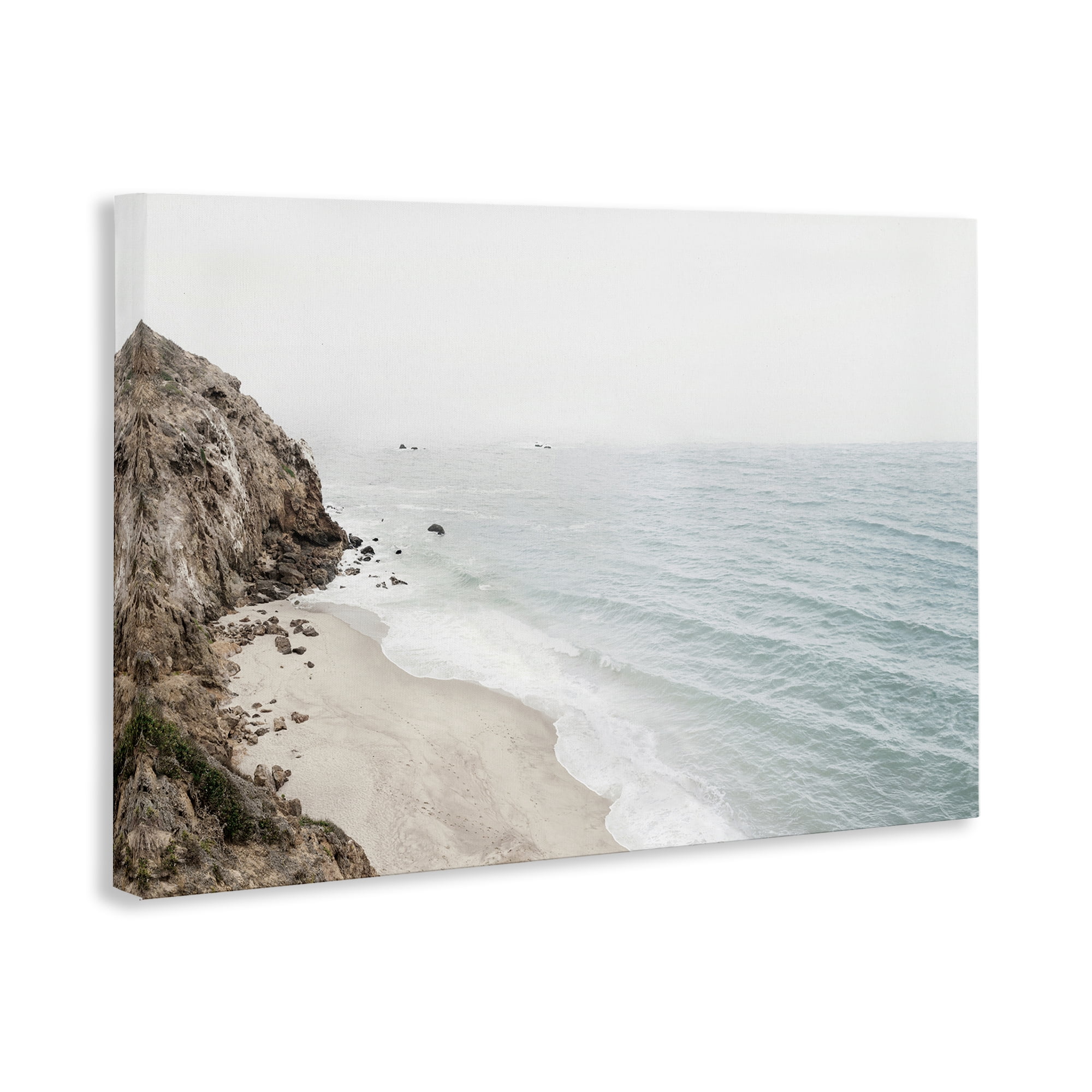 Stupell Industries California Coast Cliffs Nautical & Beach Photography Wrapped Canvas Art Print Wall Art, 24 x 16