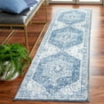 thumbnail image 2 of SAFAVIEH Layla Leah Oriental Runner Rug, Ivory Grey/Blue, 2'2" x 9', 2 of 8