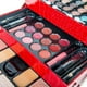 thumbnail image 3 of Set de maquillaje SHANY All In One con caja de almacenamiento reutilizable, color rojo, 3 of 7