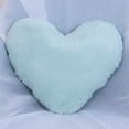 thumbnail image 2 of Soft Heart Shaped Pillows, Heart Plush Cushion, Soft Shaggy Faux Fur Room Decor Throw Pillow for Couch Bed Women Valentine's Day Xmas Gift, 1PC, 2 of 8