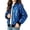 Blue-Qc56, variant on Girls Sequin Bomber Jacket Kids Full Zip Long Sleeve Sparkly Coat Children Party Performance Outerwear 1-2 Years Pink