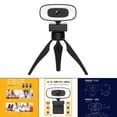 thumbnail image 4 of Equipo de cámara web portátil Hugo Micrófono Full Cable USB Luz de relleno ajustable, 4 of 10