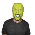 thumbnail image 1 of Green latex mask Jim Carrey movie masquerade Loki mask Halloween accessories, 1 of 5