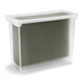 thumbnail image 6 of Sorbus Large File Organizer Stationery File Box Bin with Lid for Binder, Notebook, Hanging Folders, Magazines, and More, 1 Pc, Clear, 6 of 9