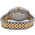 thumbnail image 5 of Pre-Owned Rolex Datejust 36MM 116233 Silver Pattern Diamond Dial Diamond Bezel Two Tone Yellow Gold Jubilee Bracelet 1.2ct, 5 of 8
