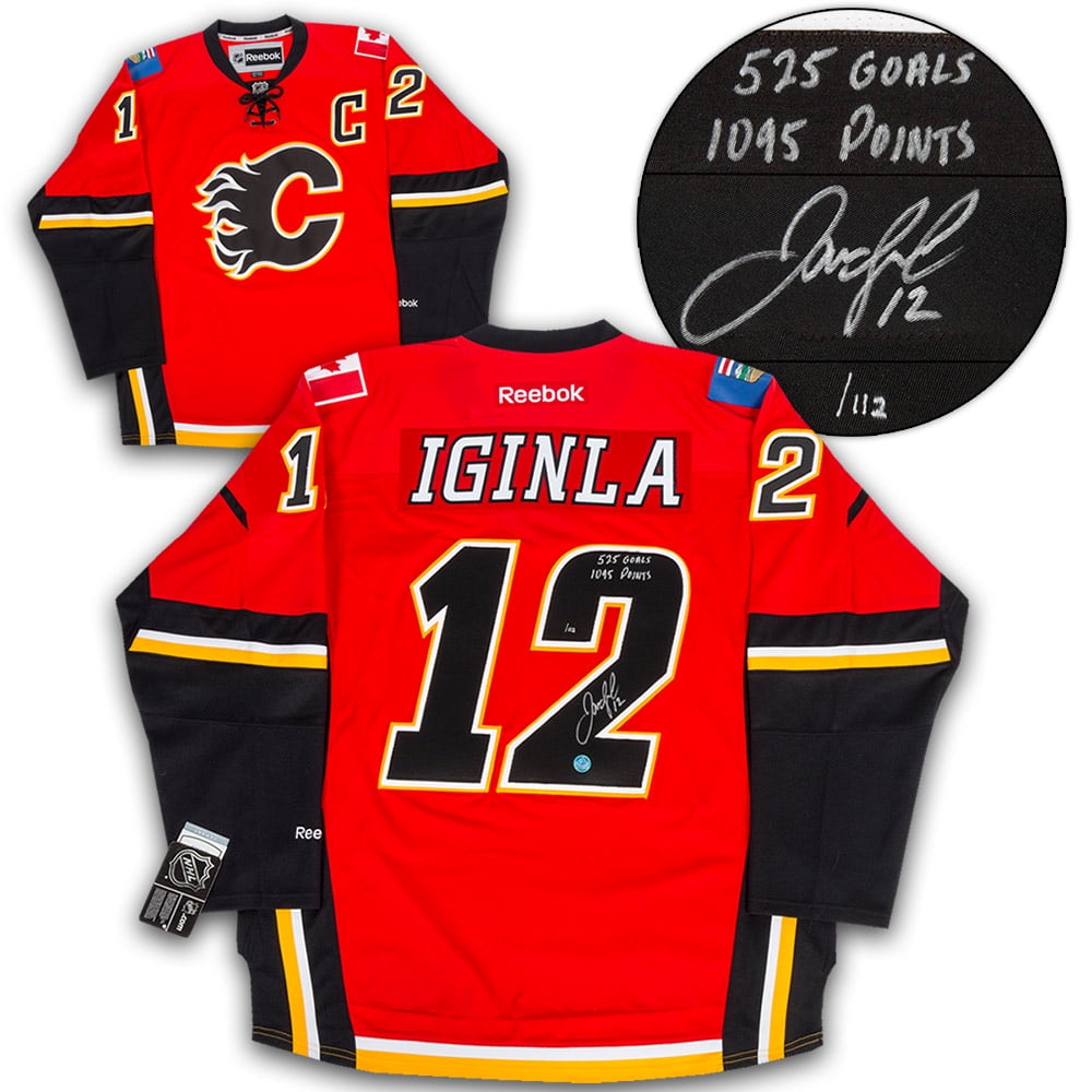 iginla jersey flames