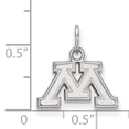 thumbnail image 2 of Minnesota Extra Small (3/8 Inch) Pendant (10k White Gold), 2 of 4