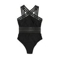 thumbnail image 4 of DuAnyozu Women Swimsuit Monokini Swimwear Bathing Suit Push Up Bikini Beachwear, 4 of 5