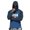 Navy, variant on Men's USA Patriotic Hoodie with Built-in Face Mask and Raglan Sleeves Featuring UPF 50 Sun Protection for Independence Day Fishing Hiking Camping or Outdoor Work Blue L