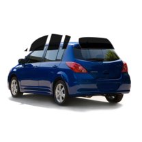 Haiy Co - PreCut 2Ply 10% Window Tint Film Kit For 2007-2013 Nissan Versa Hatch -Side+Rear Window