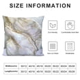 thumbnail image 5 of SHANXI  Throw Pillow Covers Pink White Gold Grey Texture Design Square Pillowcases for Home Decor Sofa Car Bedroom Pillow case 18x18in, 5 of 5